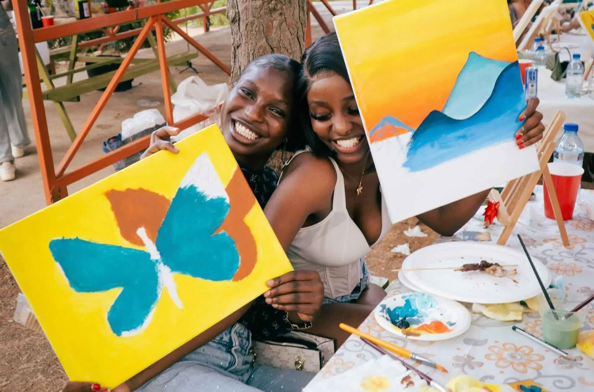 Meet New Friends at Paint & Sip in Ikoyi